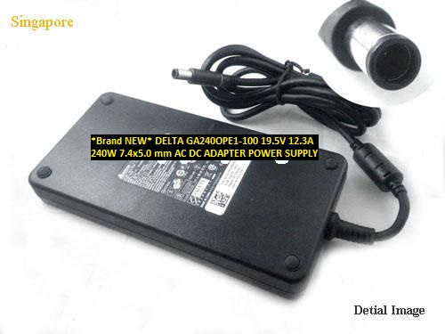 *Brand NEW* DELTA 19.5V 12.3A GA240OPE1-100 240W 7.4x5.0 mm AC DC ADAPTER POWER SUPPLY